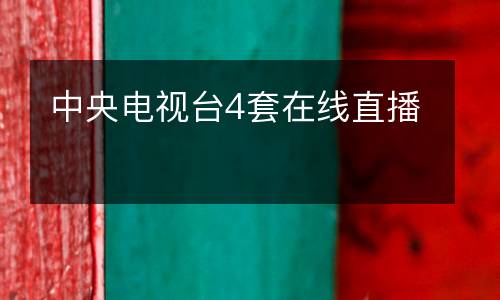 中央電視臺4套在線直播