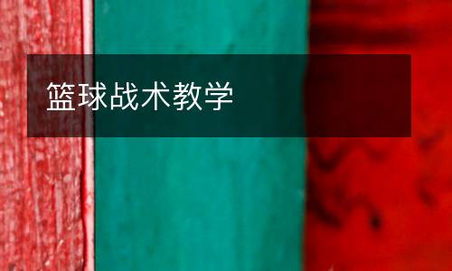 籃球戰(zhàn)術(shù)教學(xué)
