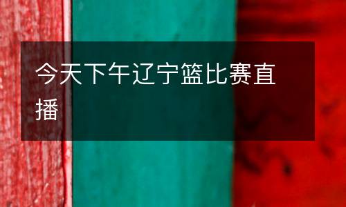 今天下午遼寧籃比賽直播