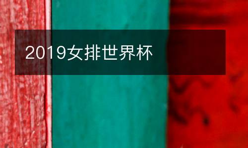2019女排世界杯