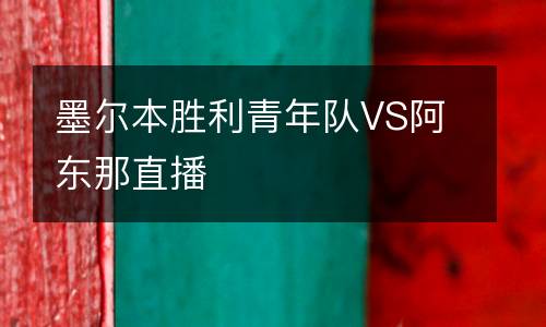 墨爾本勝利青年隊(duì)VS阿東那直播